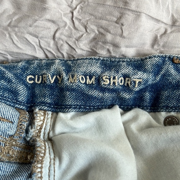 Denim Mom Shorts | American Eagle high rise shorts - Picture 4 of 5